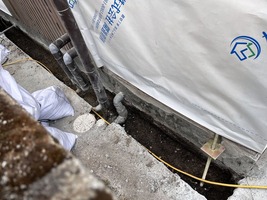 基礎補強個所掘削