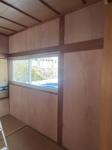 ベニヤ下地完成