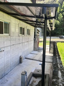 アルミテラス完成