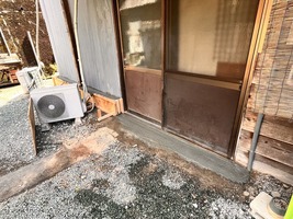 打設後