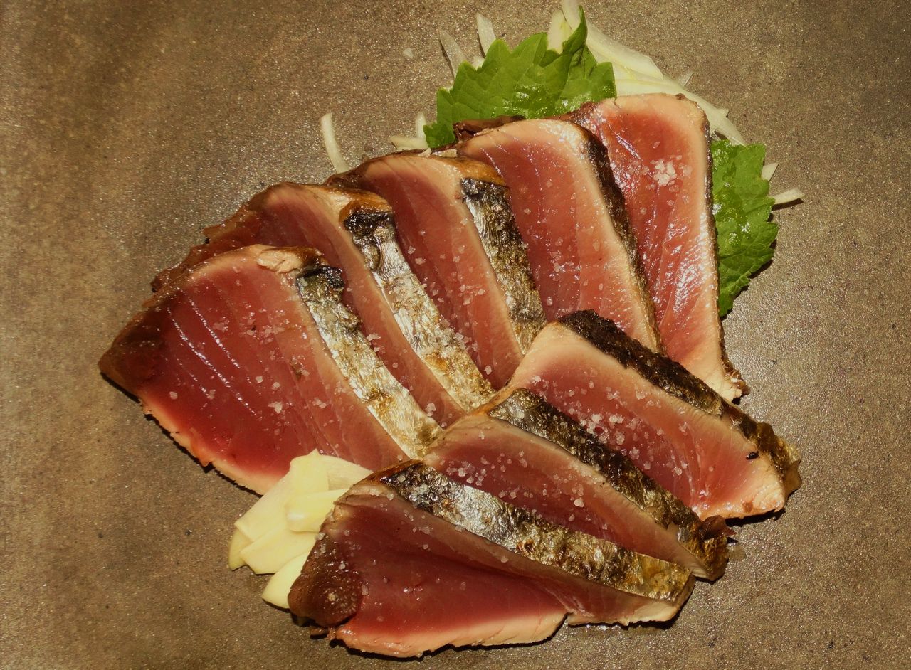 わたし的には初めて味わう大判鰹なんです 土佐料理 旬の鰹がゆく わたし的には初めて味わう大判鰹なんです 土佐料理 旬の鰹がゆく