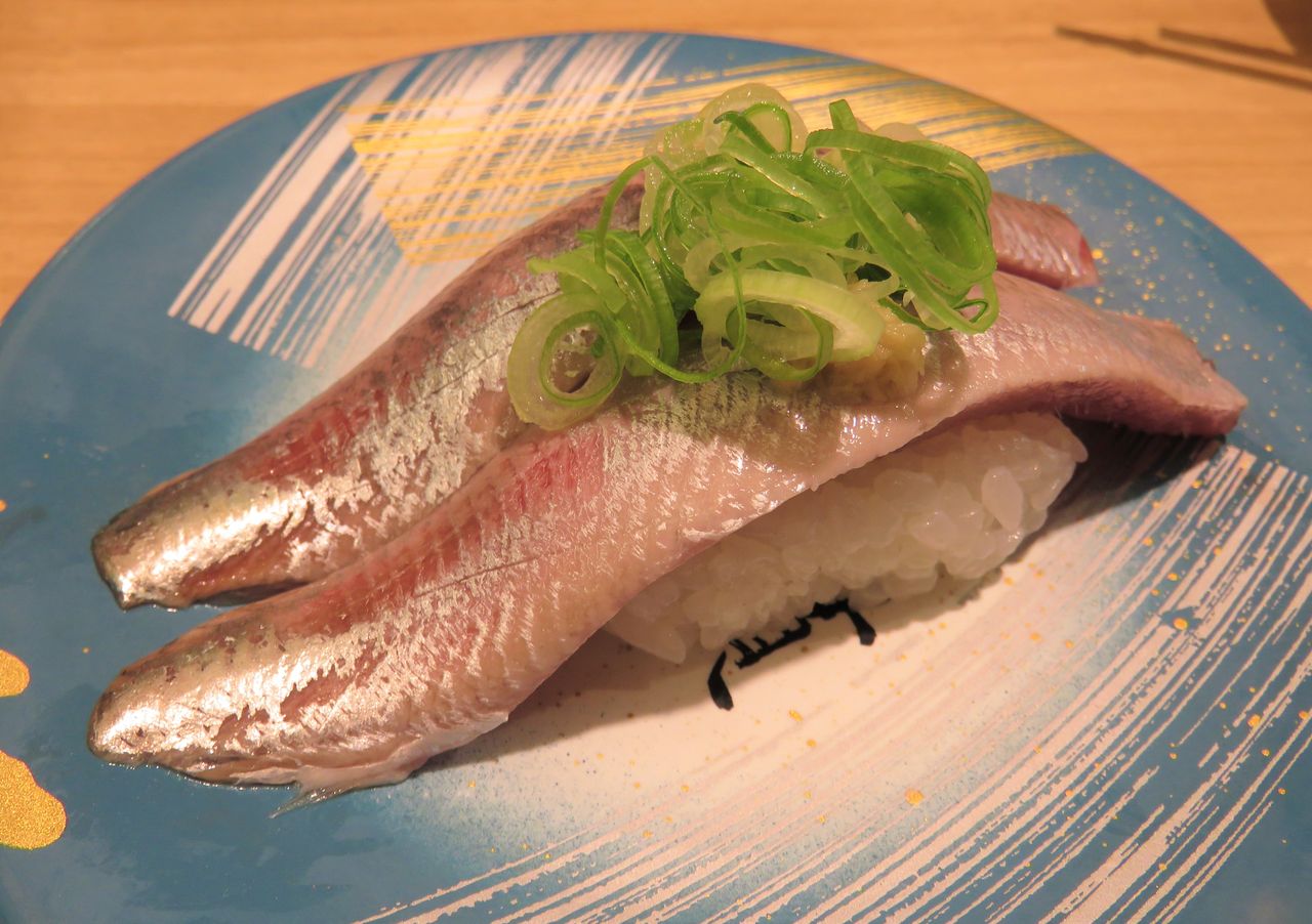 ウルメイワシの握り 土佐料理 旬の鰹がゆく