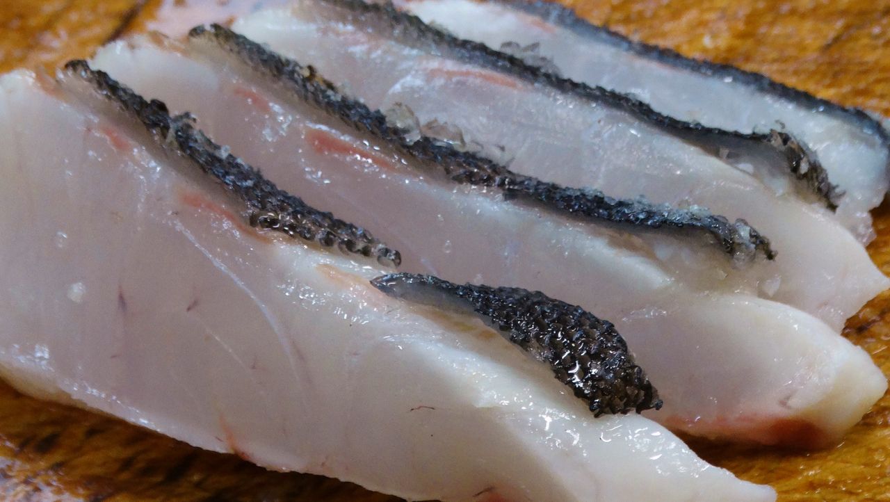 石鯛の塩たたき 土佐料理 旬の鰹がゆく 石鯛の塩たたき 土佐料理 旬の鰹がゆく