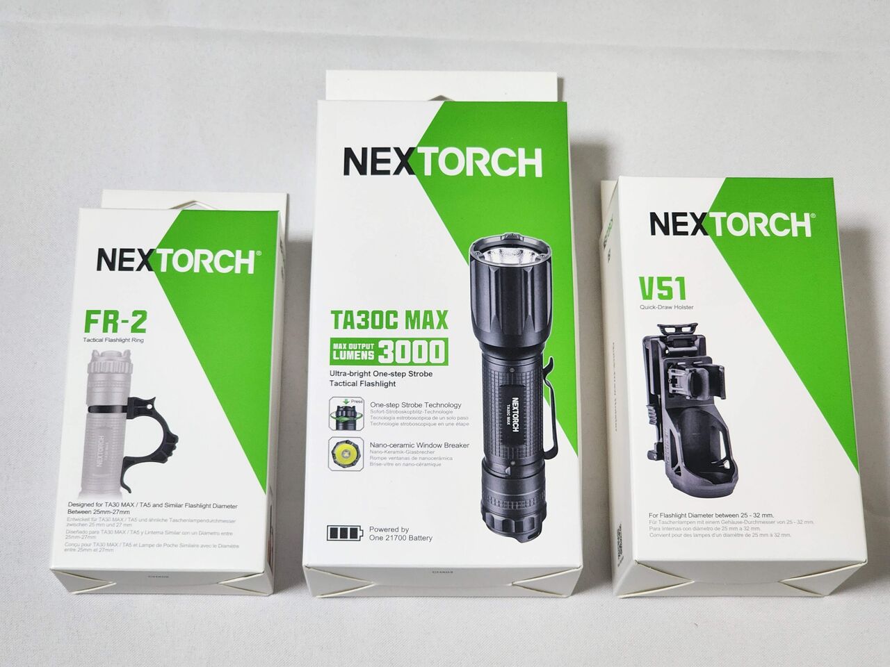高性能タクティカルライト NEXTORCH TA30C MAX レビュー : 原子力コンビニ