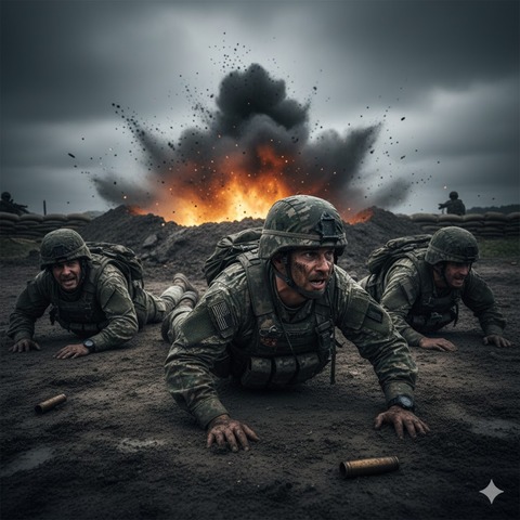 続伸。間一髪で被弾を回避。