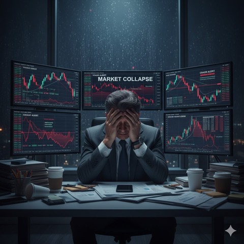 続落。凋落は止まらず。