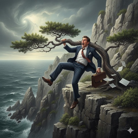 横這い。指数との乖離が開く。