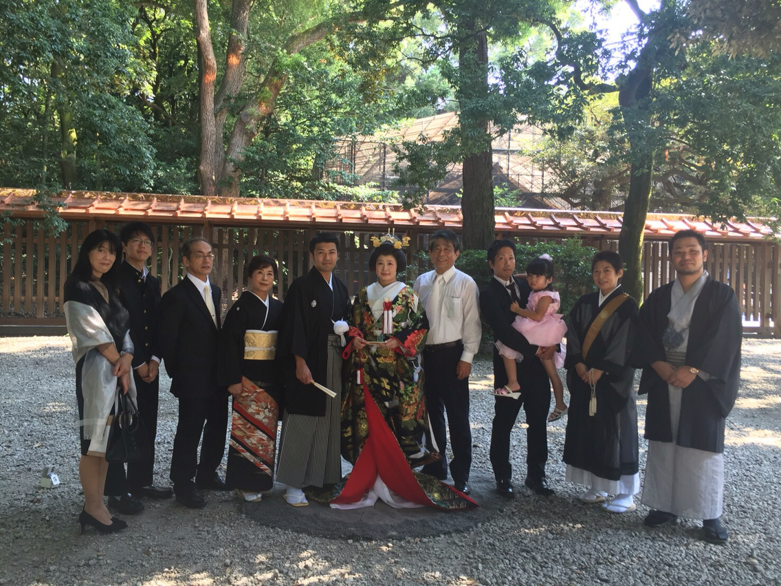 義妹の結婚式で明治神宮へ 大野英章の 昼夜常精進 義妹の結婚式で明治神宮へ 大野英章の 昼夜常精進