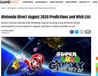 Nintendo Direct