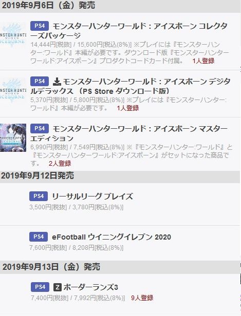 【PS4】ゲームソフト