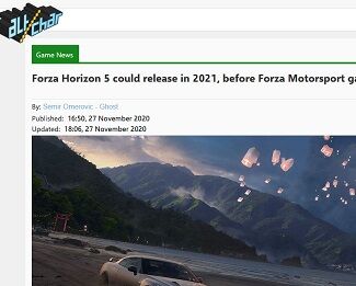 Forza Horizon 5 could