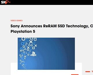 Sony Announces ReRAM SSD
