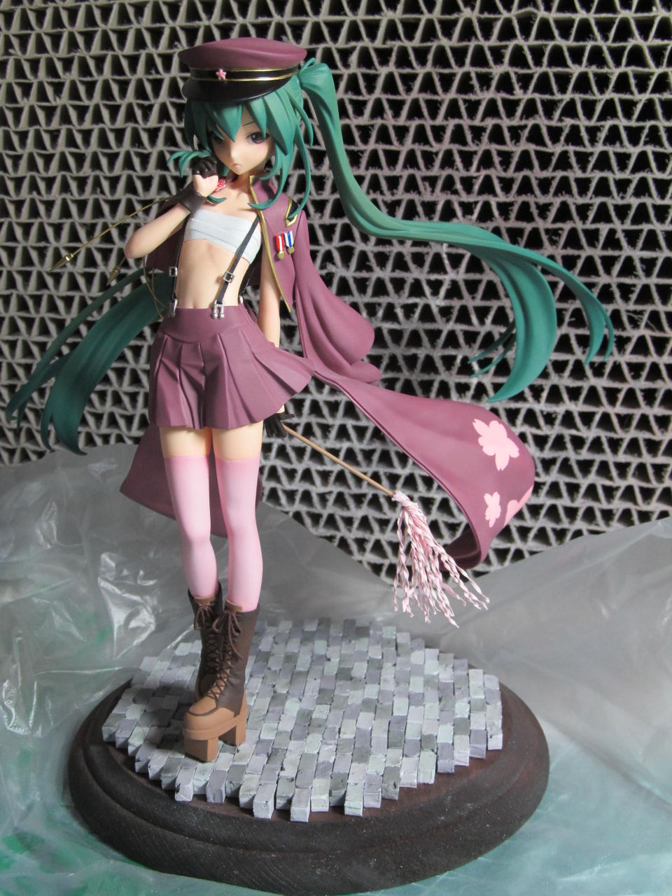 初音ミク 千本桜ver 製作日記１２ 上着 帽子完成 Toshiのガレキぶろぐ