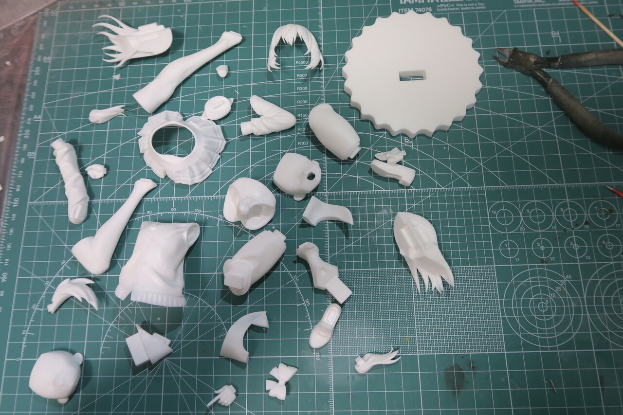 犬山たまき 制作日記1】仮組み完成 : toshiのガレキぶろぐ 犬山たまき 制作日記1】仮組み完成 : toshiのガレキぶろぐ