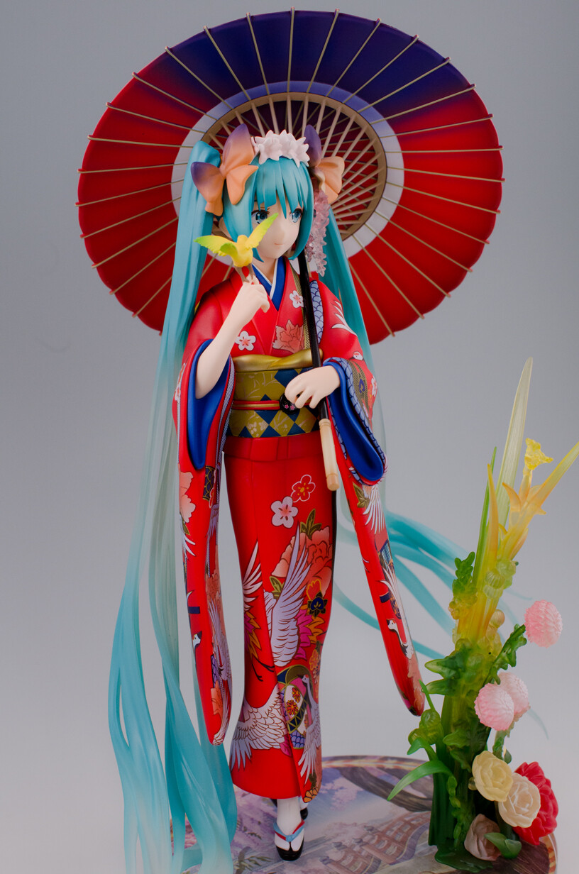 Pvc完成品 初音ミク 花色衣 Toshiのガレキぶろぐ
