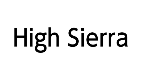 High Sierra