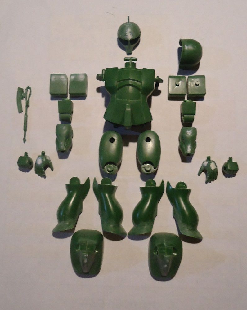 ガンプラ】旧キット・1/144 旧型ザク その2 : 鶴岡畳産業ブログ
