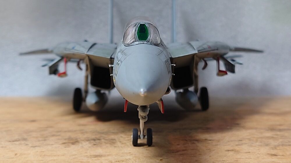 プラモデル】ハセガワ 1/72 F-14A (VF-74 ビー・デビルズ) 完成