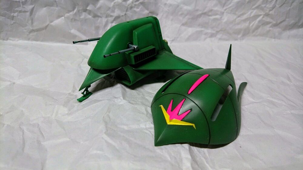 ガンプラ】旧キット・1/550 ララァ専用モビルアーマー 完成