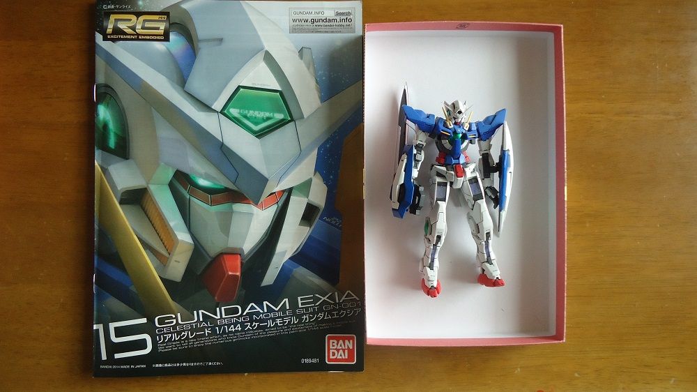 ガンプラ】RG・GN-001 ガンダム エクシア・完成 : 鶴岡畳産業ブログ