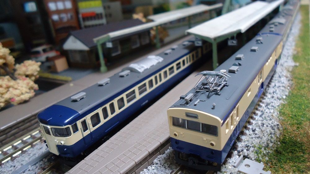 鉄道模型】Win・クモユニ143形横須賀色の軽加工 : 鶴岡畳産業