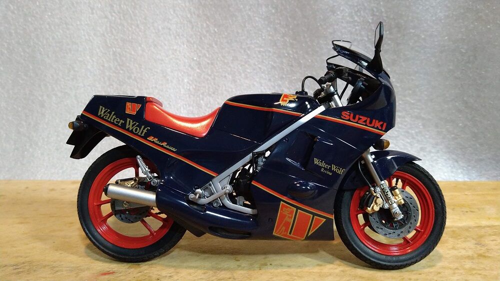 プラモデル】タミヤ・1/12 RG250Γ ウォルターウルフ 完成 : 鶴岡畳産業