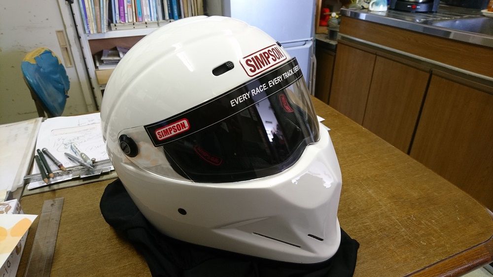 シンプソンヘルメット M30 「注意」加水分解（SIMPSON（ヘルメット 