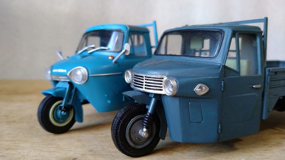 マイクロエース1/32 ‘55マツダT2000 ‘55ダイハツCM10T完成品 55 ダイハツ CM10Tのスナップ (アリイ:マイクロエース 1/32