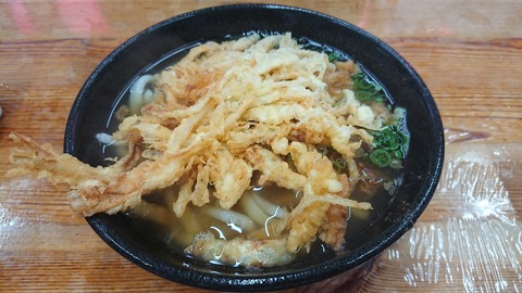 錦うどんゴボー天うどん