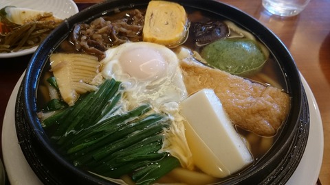 若竹釜焼きうどん