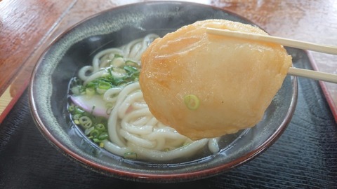 田舎うどん丸天アップ