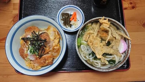 宇佐屋中央カツ丼セット