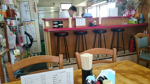 食堂楽店内