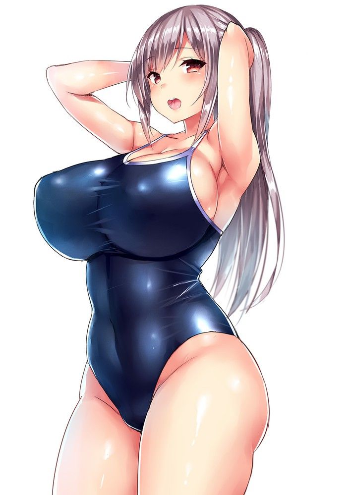 スク水なのに巨乳で胸元がキツキツのエロ画像 あれこれ まとめブログ