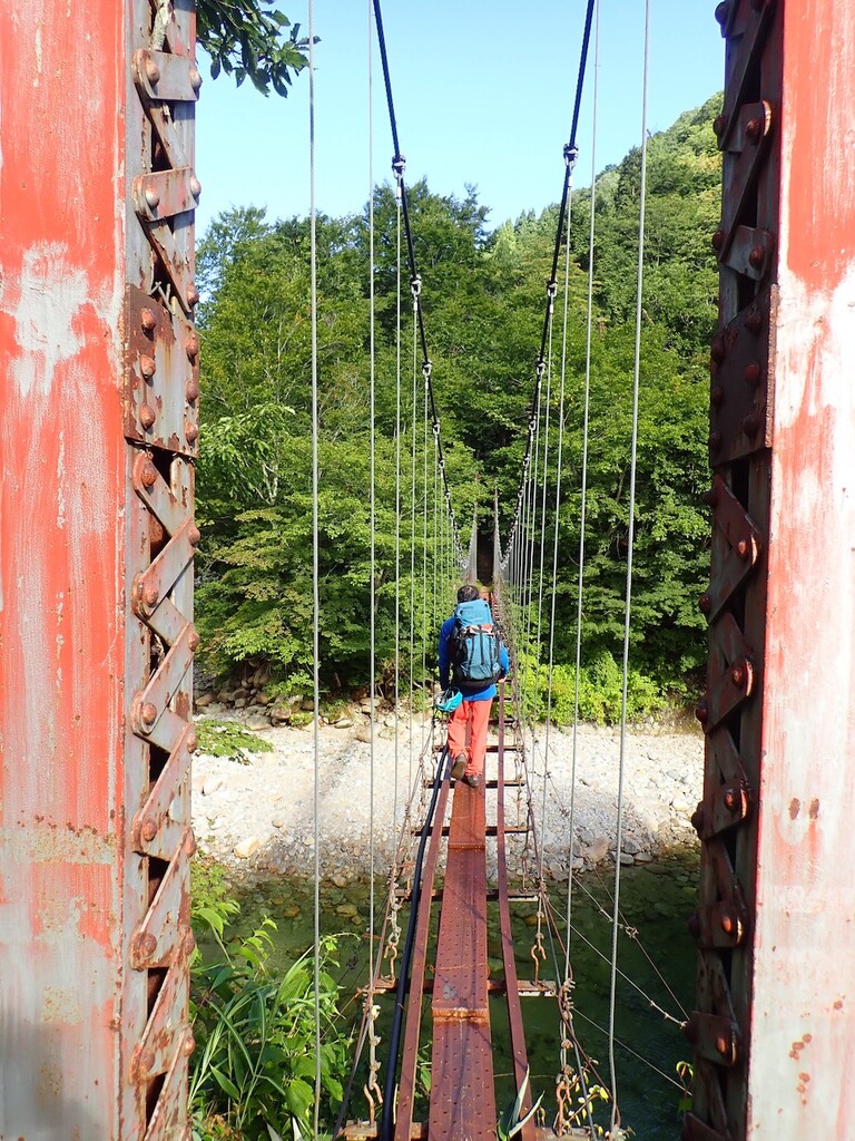 朝日連峰水源の沢 朝日連峰 水源の沢 朝日連峰水源の沢