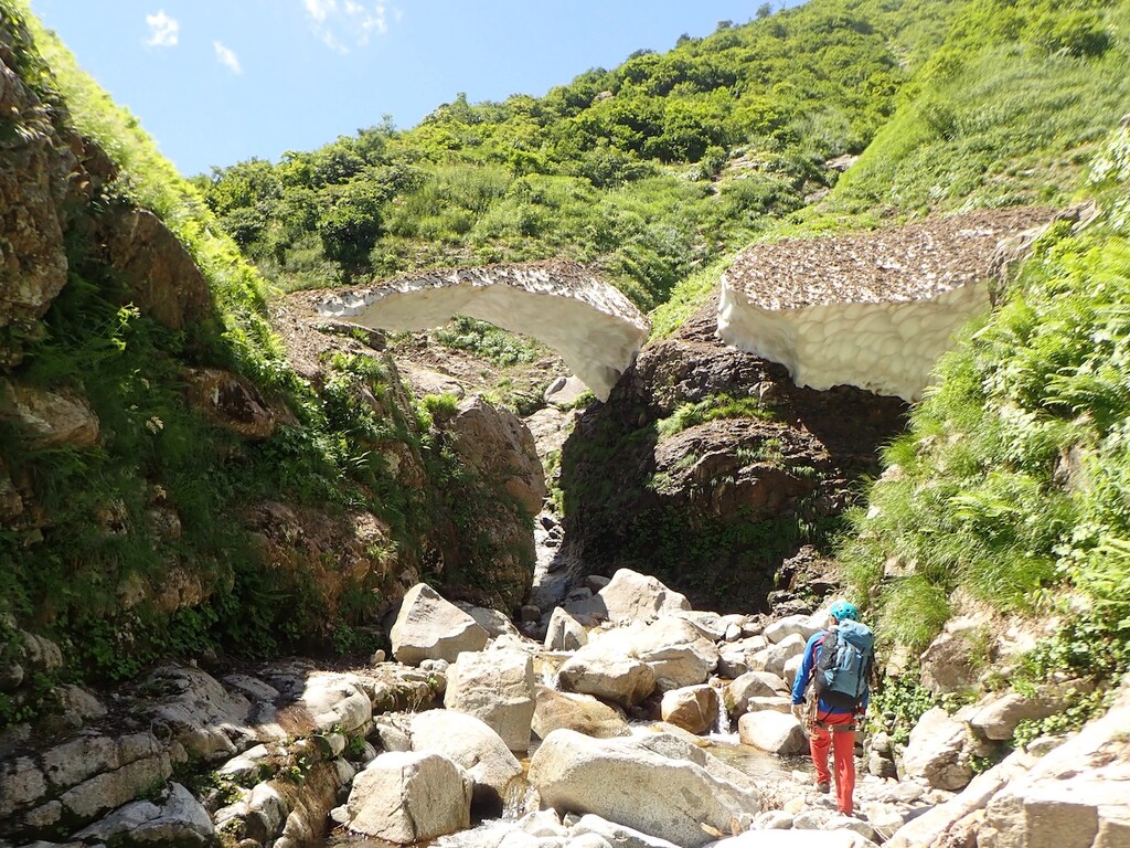 朝日連峰 水源の沢 朝日連峰・朝日俣沢～岩井又川畑沢下降～ガッコ沢① : 【山やへ