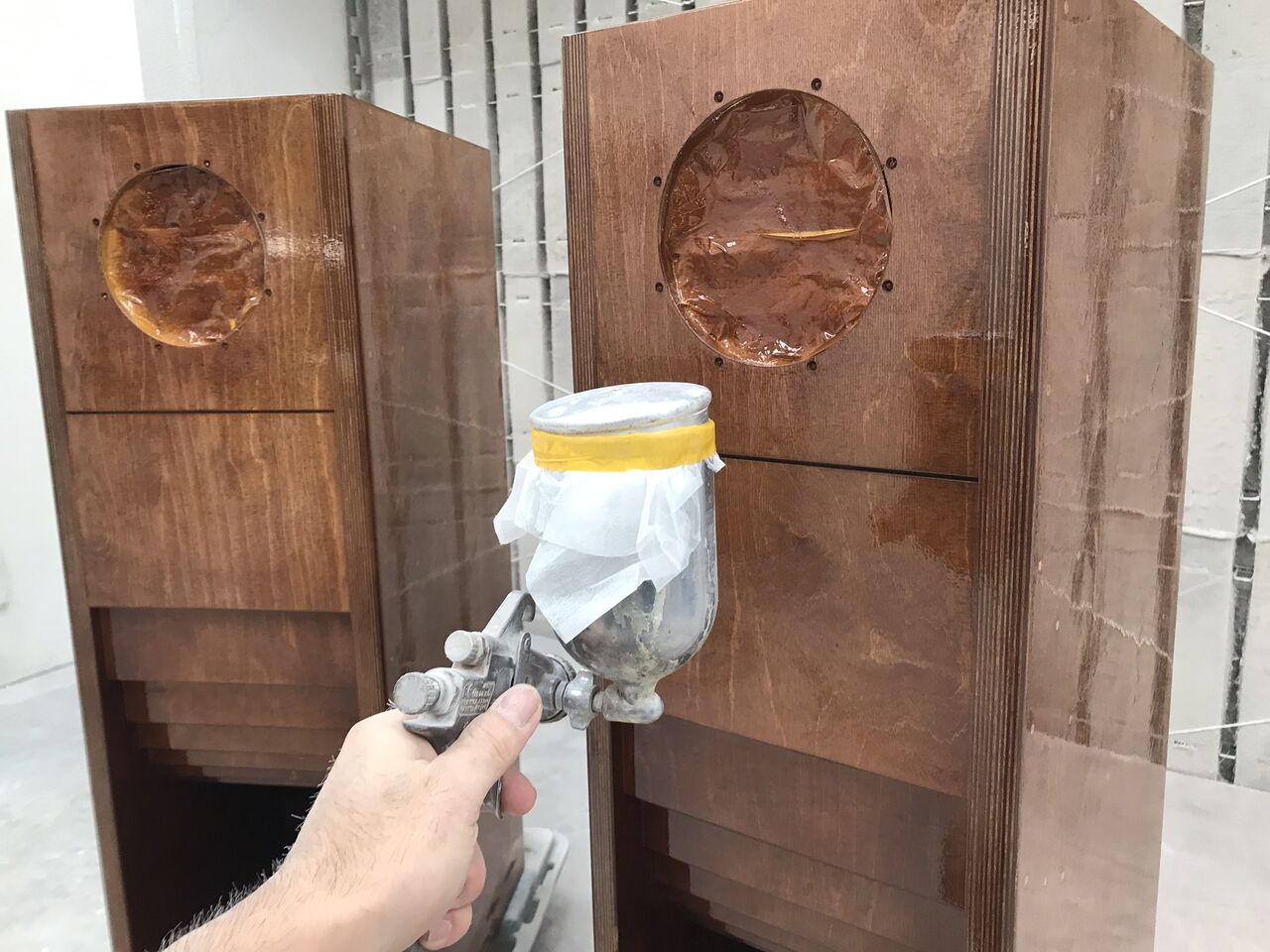 バックロードホーン、アンティーク調 バックロードホーン、アンティーク調