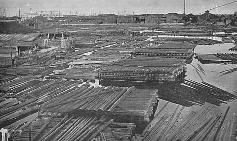 Kiba_Lumberyard_in_1933