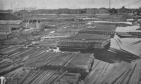 Kiba_Lumberyard_in_1933