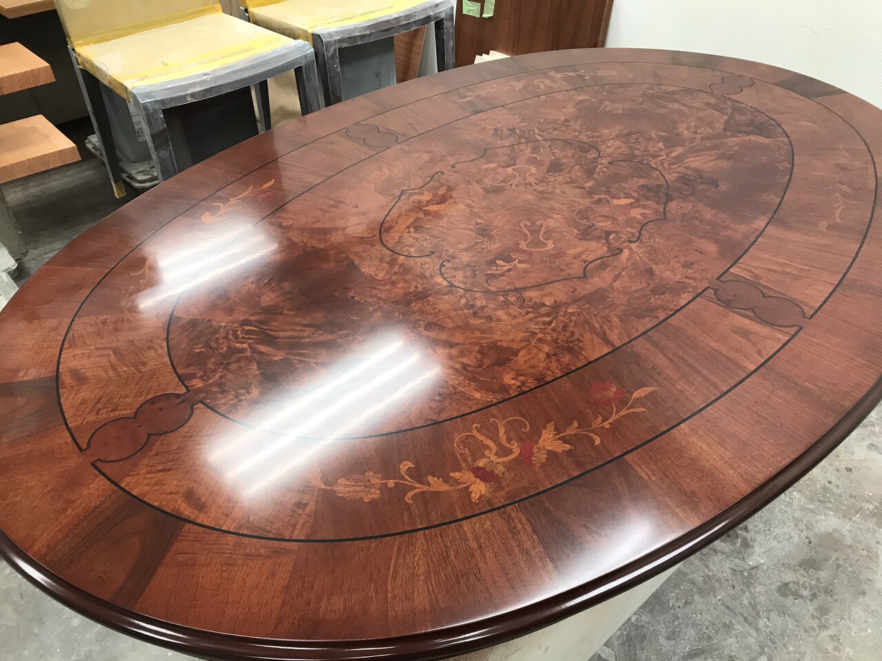 もうダメかも…」からの奇跡！高級象嵌テーブル再生記 : ニシザキ工芸