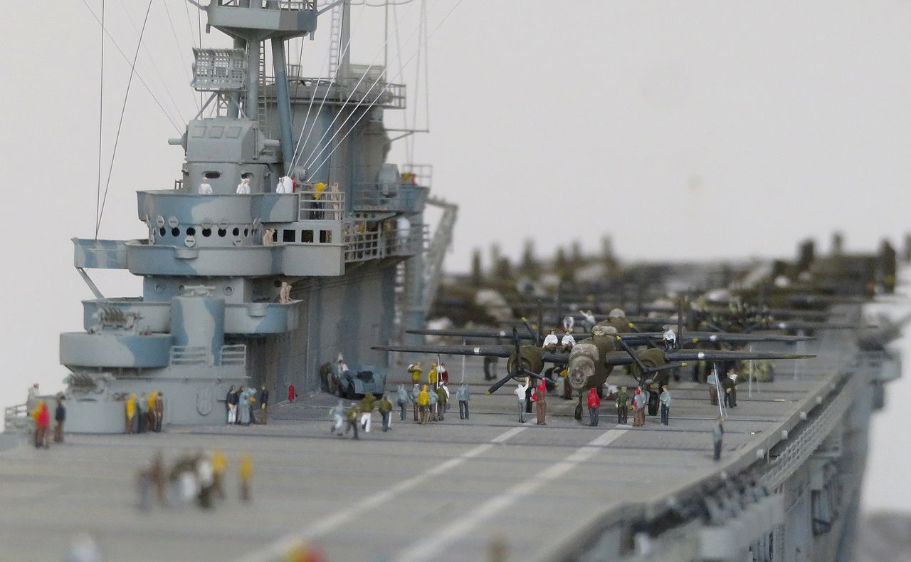 トランペッター 1/350 CV-8 ホーネット 完成！ : 特選空母