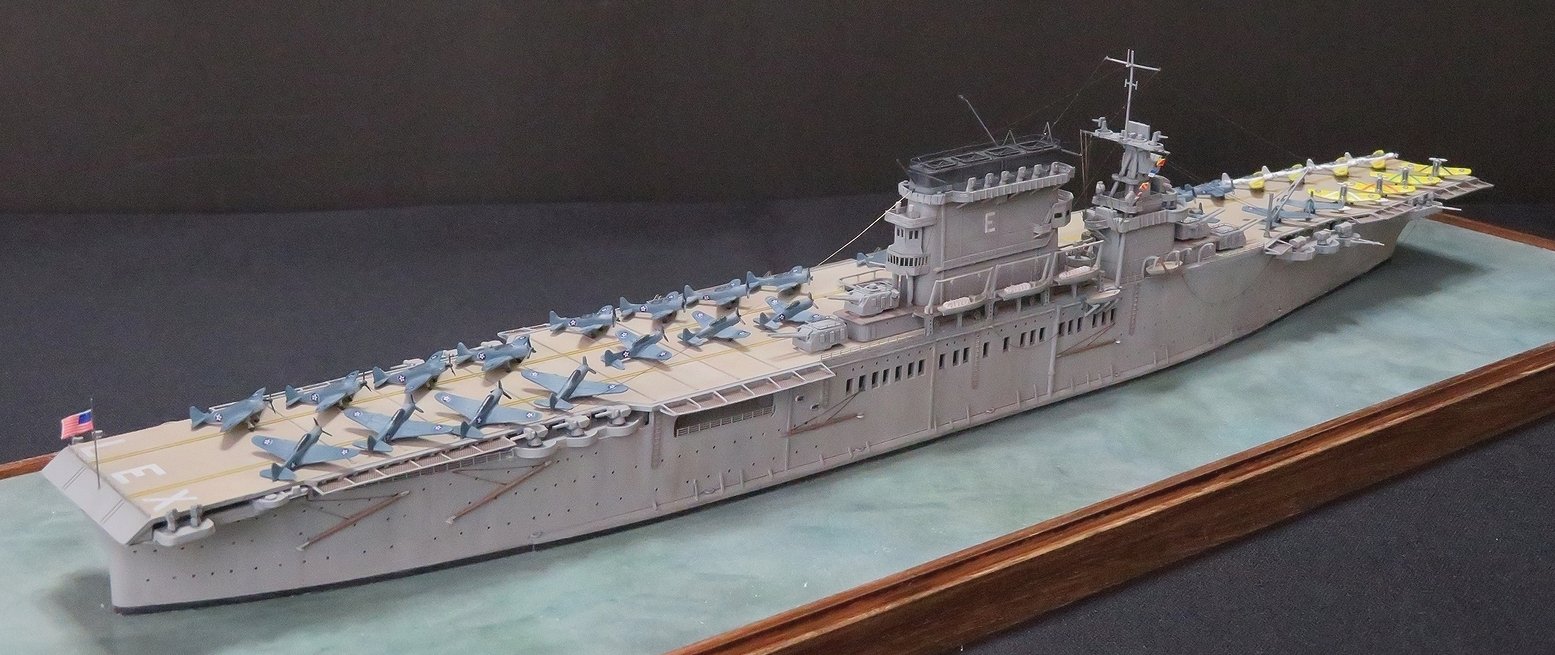 1/700 FUJIMI レキシントン 完成(最終版) : 特選空母 1/700 FUJIMI レキシントン 完成(最終版) : 特選空母