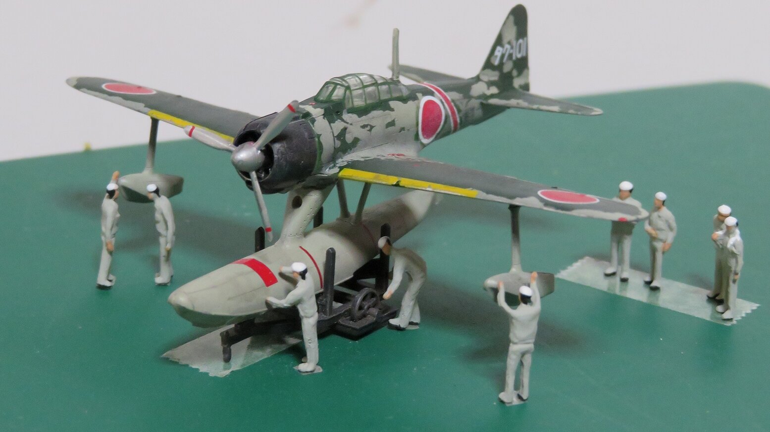 1/144 詫間海軍航空隊 二式水戦 完成(一応) : 特選空母 1/144 詫間海軍航空隊 二式水戦 完成(一応) : 特選空母