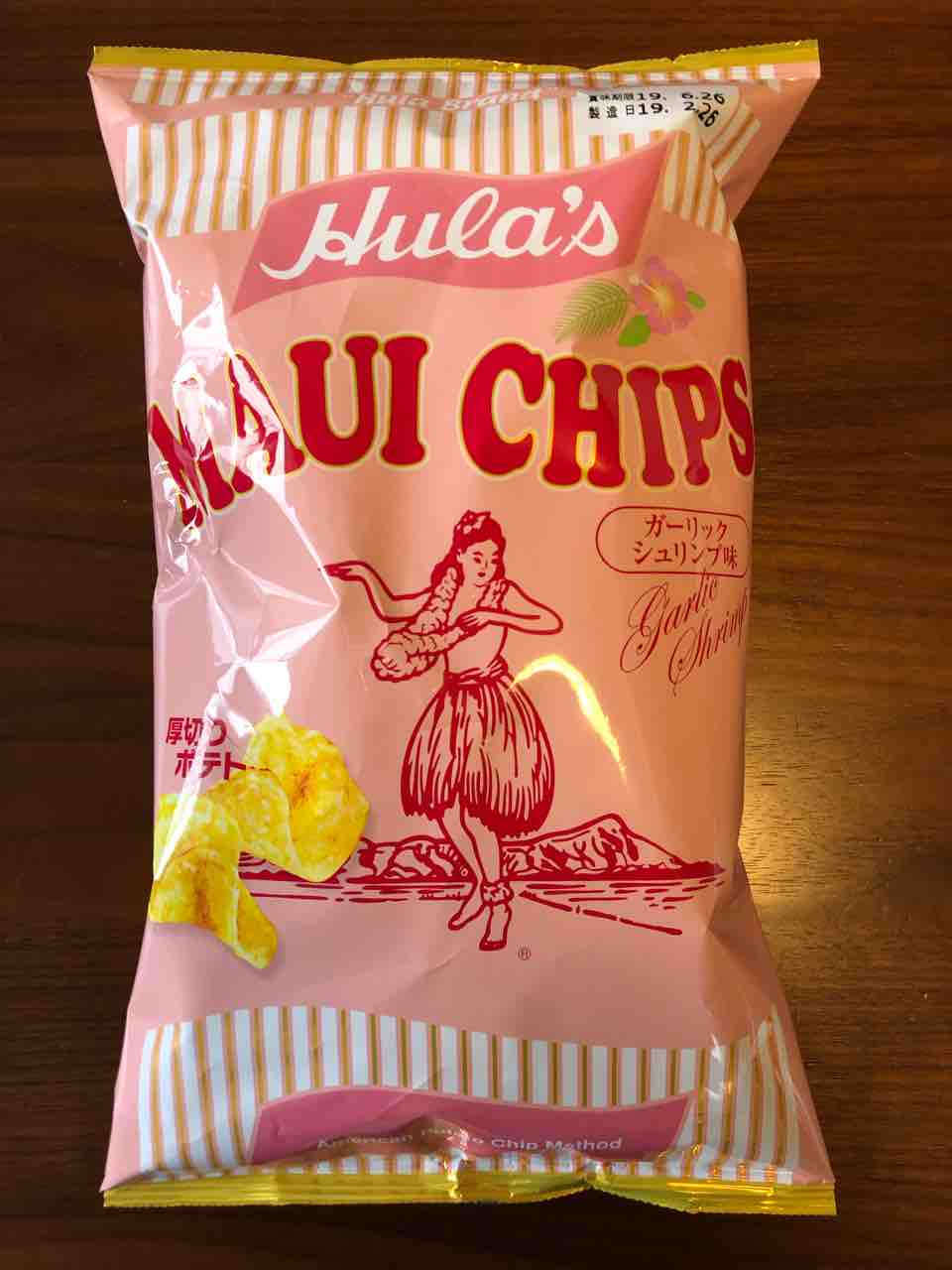 リピート決定 フラ印マウイチップス ガーリックシュリンプ味 損切り太子の生活習慣病