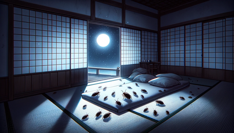 DALL·E 2room, dimly lit by a soft, amb