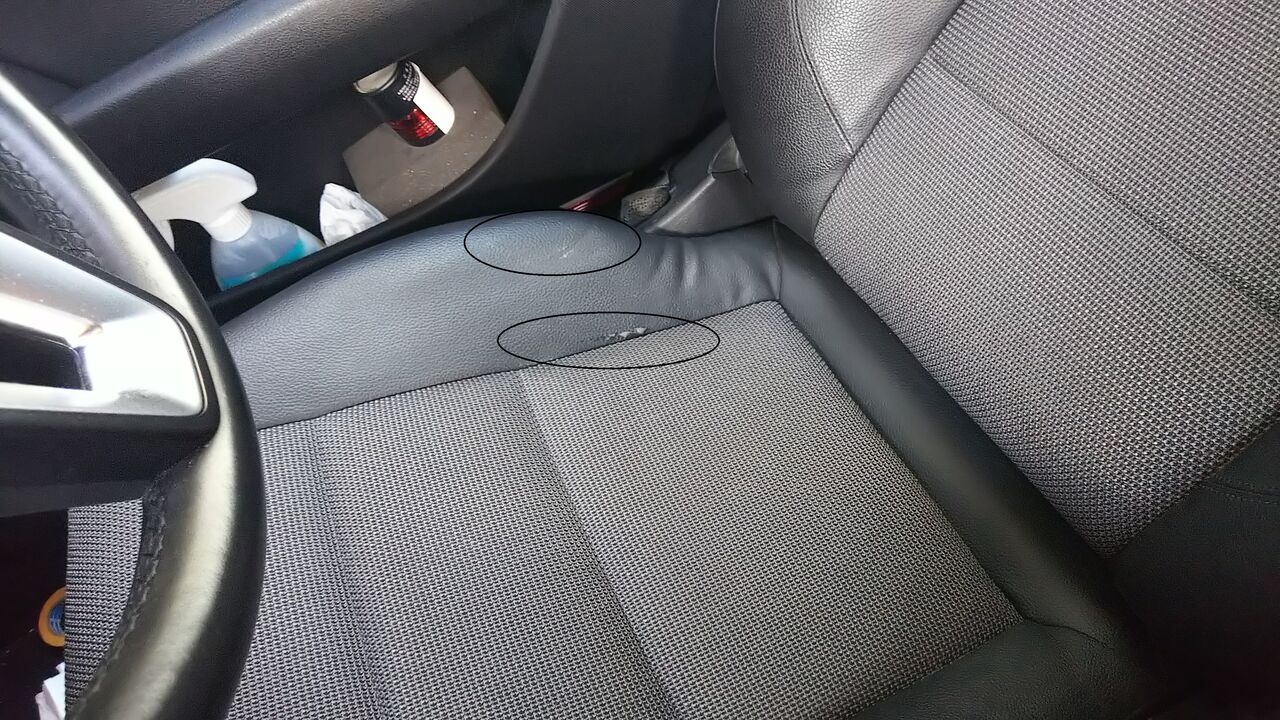 メルセデス C180 運転席シート 座面ハーフレザー 合皮部 ヒビ割れ 破れリペア トータルリペア 一 カズ のblog メルセデス C180 運転席シート 座面ハーフレザー 合皮部 ヒビ割れ 破れリペア トータルリペア 一 カズ のblog