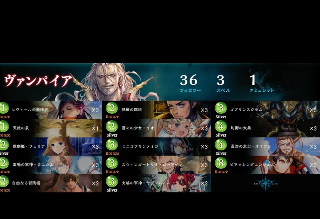 シャドバ ストーリー攻略用格安ニュートラルデッキ 21年1月版 無理ゲーな毎日 シャドバ ストーリー攻略用格安ニュートラルデッキ 21年1月版 無理ゲーな毎日