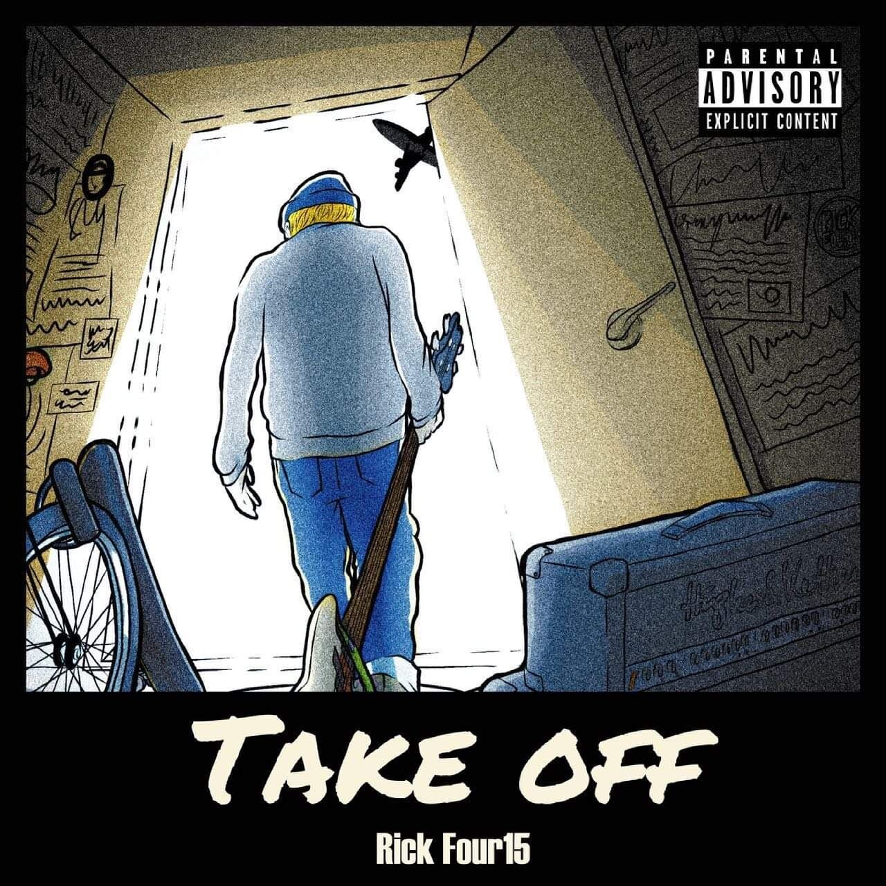 Rick Four15 Take Off 国内ポップパンクシーンに関西から新たな刺客 結成１年のポップパンク イージーコアバンドが1stフルアルバムをリリース 喜怒音楽 きどおとらく