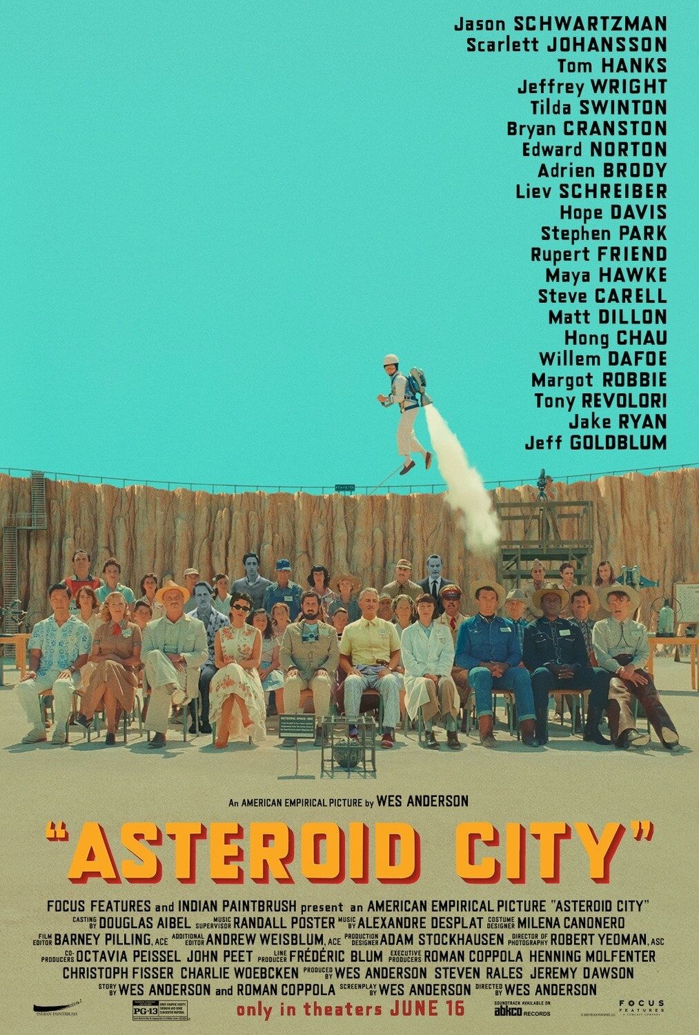 Asteroid City レコード　ウェスアンダーソン Asteroid City Wes Anderson アナログレコード