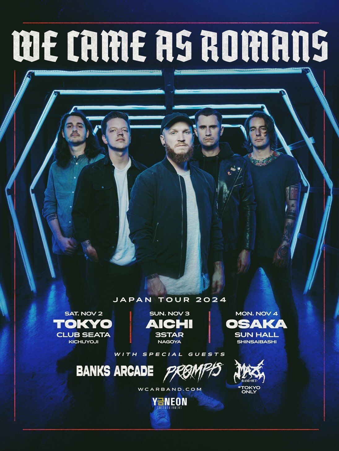 2024 LIVE REPO 16th. We Came As Romans Japan Tour 2024